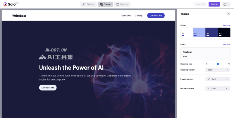 Solo AI Website Composer